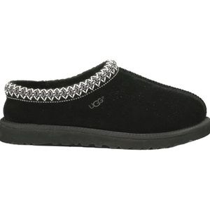 UGG Tasman Black Suede Slippers | Size 9